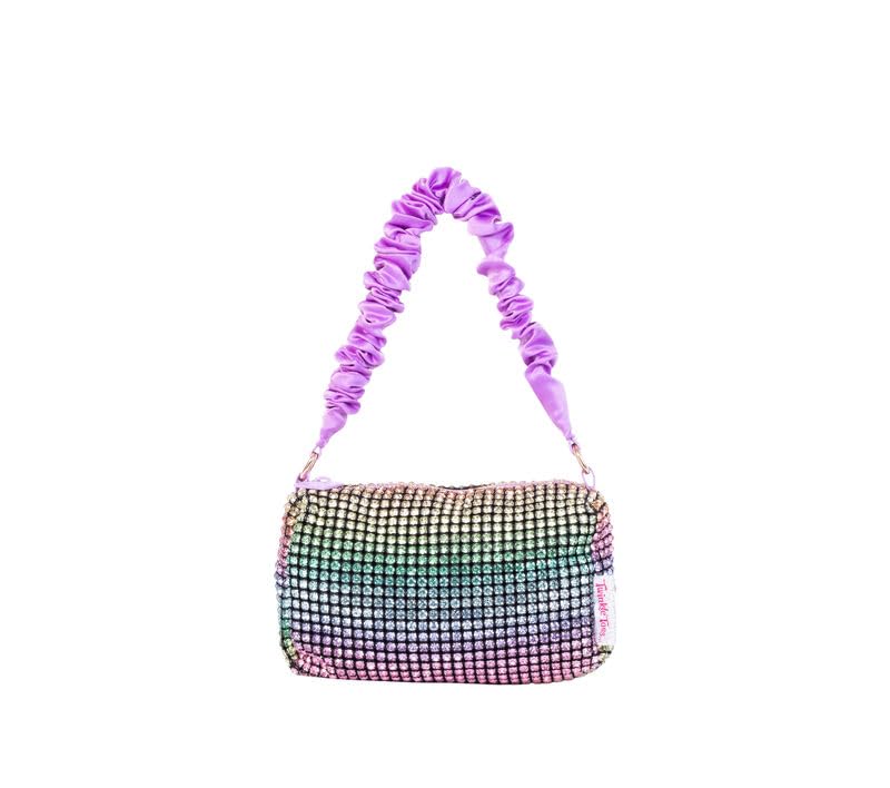 Sac à main en strass Twinkle Toe, petit sac bandoulière brillant pour femme