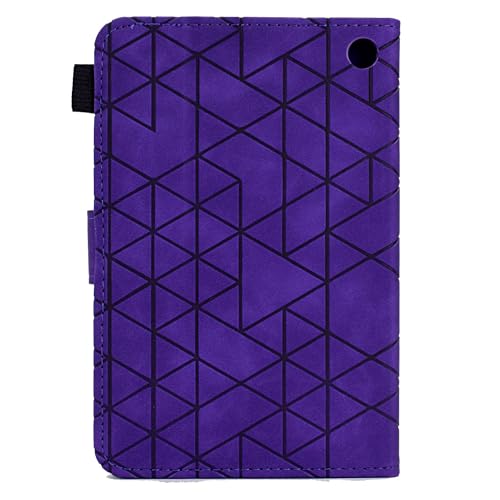 Funda para tableta Kindle Fire 7 2022 con soporte multiángulo y cuero protector 5