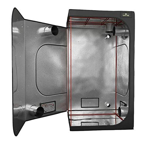BLACK ORCHID Grow Tent 110 x 110 x 200 cm Hydroponic Grow Room Indoor Dark Box Lightproof Growing Cube