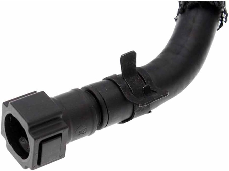 KarParts360 For Jeep Renegade 2015 16 17 18 19 2020 Engine Coolant Reservoir Hose | EPDM; Plastic | Black Color | 6 Millimeters Inside Diameter | 4 Millimeters Wall Thickness | 68247041AA, 68315257AA