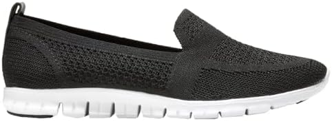 Cole Haan Women's Zerogrand Stitchlite Slip ON Loafer Moccasin, Black Knit/Leather, 7 | Image 2