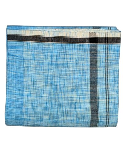 Image of Self Design Lungi & Dhoti for Men (Unstitched)| Lungi for Mens Cotton Blend | 2 Meter | Soft, Lightweight & Breathable Fabric | Ethnic Wear for Daily Use