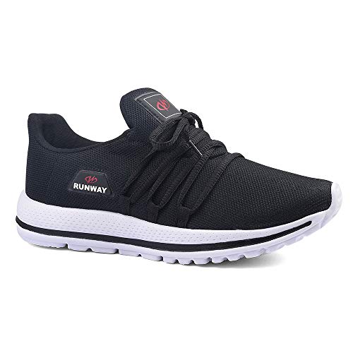 Tênis De Caminhada Corrida Academia Runway Soft Feminino Tamanho:36;Cor:Preto
