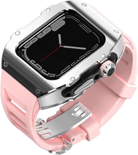 Bracelet de montre en caoutchouc pour Apple Watch 9 au bureau comme en salle de sport