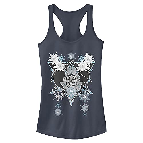 Image of Disney Women's Snowflake Boho T-Shirt, Indigo/Mandala Dream, M