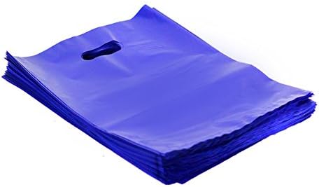 Pack It Up 200 9" X 12" Medium Size Pink and Purple Merchandise Bags, Die Cut Handles, Premium Extra Thick, Strong, Durable, and Tear Resistant Bags Perfect for Retail, Boutiques, or Any Events