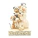 Enesco Disney Traditions by Jim Shore White Woodland Mickey and Friends Fab Four Figurine, 6 Inch, Multicolor