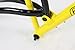 Gravity FSX 26 inch Wheel Aluminum Disc Brake Full Dual Suspension Bike Frame with Rear Shock (Yellow, 19 inch = Medium/Lr fits* up to 6')