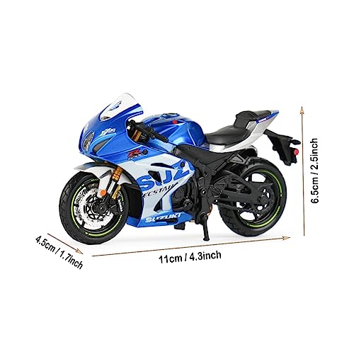 Modelo de motocicleta de carrera 1:18 Suzuki GSX-R1000 R miniatura 5