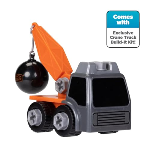 Black+Decker Kids Tool Set All-in-One Mega Case Workshop with Electronic Toy Matrix Drill, Jigsaw and Sander Attachments, 25 Tools & Accessories, Play Tools for Toddlers & Kids by JAKKS Pacific - Image 2