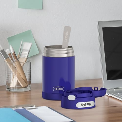 THERMOS FUNTAINER 16 Ounce Stainless Steel Vacuum Insulated Food Jar with Spoon, Deep Violet by Thermos - Image 3