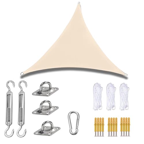 Auvent triangulaire imperméable pour aménager votre terrasse et camping