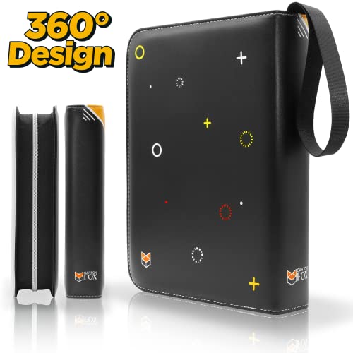Carton Fox Trading Card Binder, 9 Pocket Card Holder, 50 Double Sided Removable Pages, 900 Card Sleeves, Portable Album Holder, Storage Box for Trading Cards by Carton Fox - Image 8