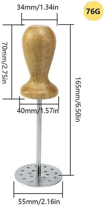 Mini Avocado Masher, Mini Potato Mashers with Wood Handle (Mini Masher C)