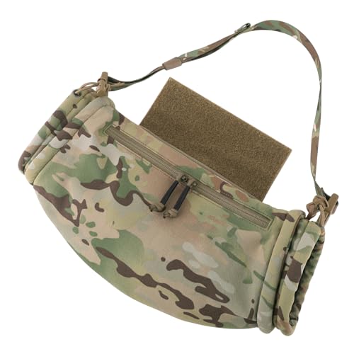 PETAC GEAR Tactical Hand Warmer Muff,Portable Drop Waist Handwarmer Pouch for Hunting Golf Camping Fishing, Hiking, Football Winter Outdoor. (MC, One Size fits Most)