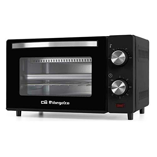 Horno de sobremesa Orbegozo HO 980, 10 Litros, 650W, Negro