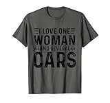 Divertente I Love One Woman And Diverse Auto Meccanico design. Idea ideale per ingegnere di uomini camion tuning e uomo cilindro ingegneria meccanica automatica. Funny Quote Truck Driver for Humor Father Day è.