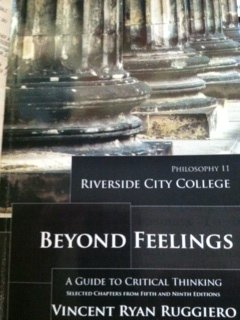 Beyond Feelings Riverside City College Philosop... 0077820045 Book Cover
