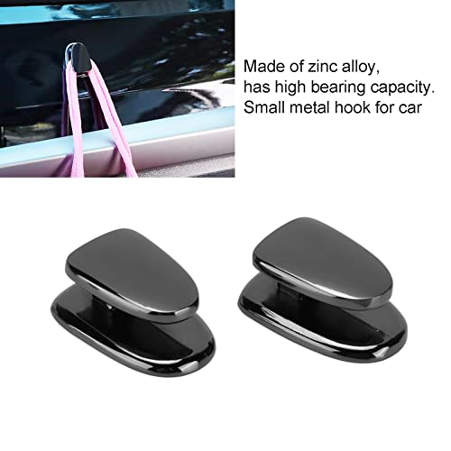 Mini gancho para carro, 2 peças de cabide de liga de zinco multifuncional suporte de armazenamento p