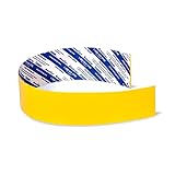 FastCap Zero Clearance Tape 2"x16", Tear-Out Reducing, Perfect Alignment Tool for Miter/Table Saws, Sturdy PVC, Universal Fit, Enhances Precision, Made in USA. Yellow Color (Pack of 6 - Strips)