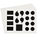 Brady 5010-PUN, 50136 Vinyl 5010 Series Letter Label w/Legend: Assorted Punctuation, 50 Packs of 10 pcs