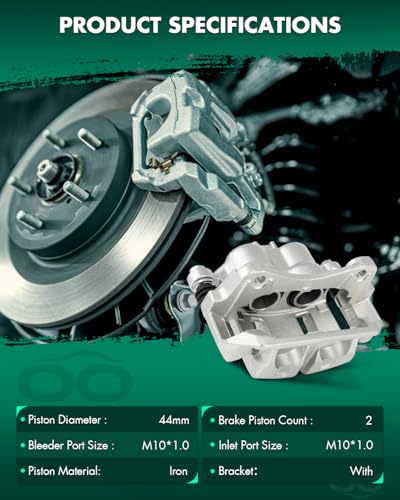 Image of SCITOO Front Right Brake Caliper With Bracket 19B3103 Compatible For Acura TL 2009-2014, For Acura TLX 2015-2018, For Honda Ridgeline 2006-2014