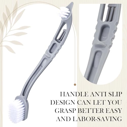 Teenyyou TEENYYOU-BBGS-1534 Bird Cage Cleaner With Two Brush Heads Stainless Steel Bird Droppings Cleaning Scraper Long Handle Tool thumb #5