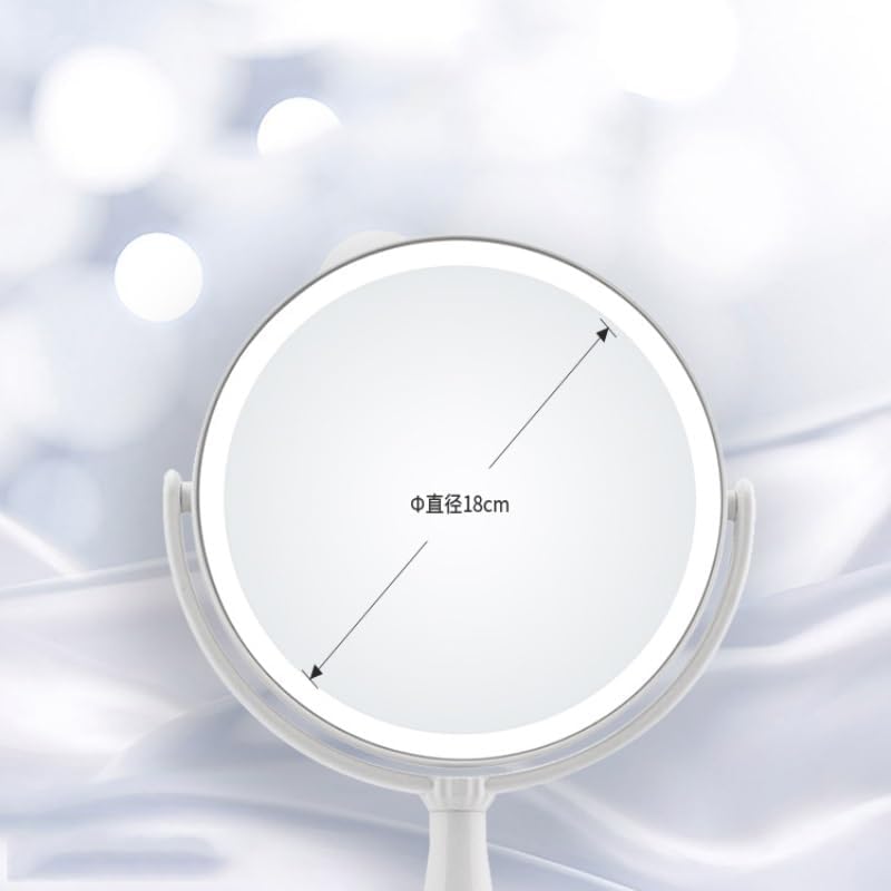 Customized -Sided LED Desktop Makeup with A 360 Degree Rotating for Removable image 4