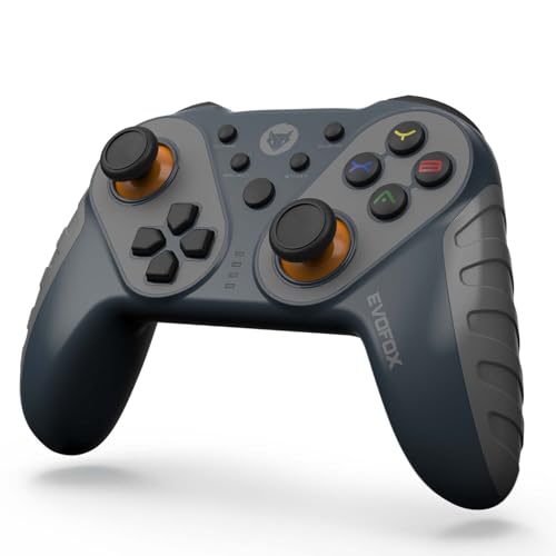 EvoFox Elite Ops Wireless Gamepad for Google TV and Android TV | 8+ Hours of Play Time | Zero Lag Connectivity Upto 12 Feet | USB Extender for TV Included | (Dusk Grey) EvoFox Elite Ops Wireless Gamepad for Google TV and Android TV | 8+ Hours of Play Time | Zero Lag Connectivity Upto 12 Feet | USB Extender for TV Included | (Dusk Grey)