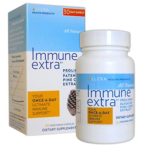 Allera Health Pine Cones Capsules - Organic & Vegan Proligna Plant-Based Diet Supplement - Helps Support Healthy Immune System Response - Powder Extract Harvested From Wild Crafted Trees - 30 Caps #TOP14
