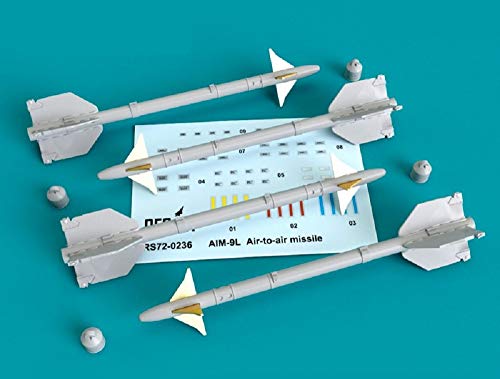Missile AIM-9L Sidewinder Reskit kit de conversion armement miniature 1/48