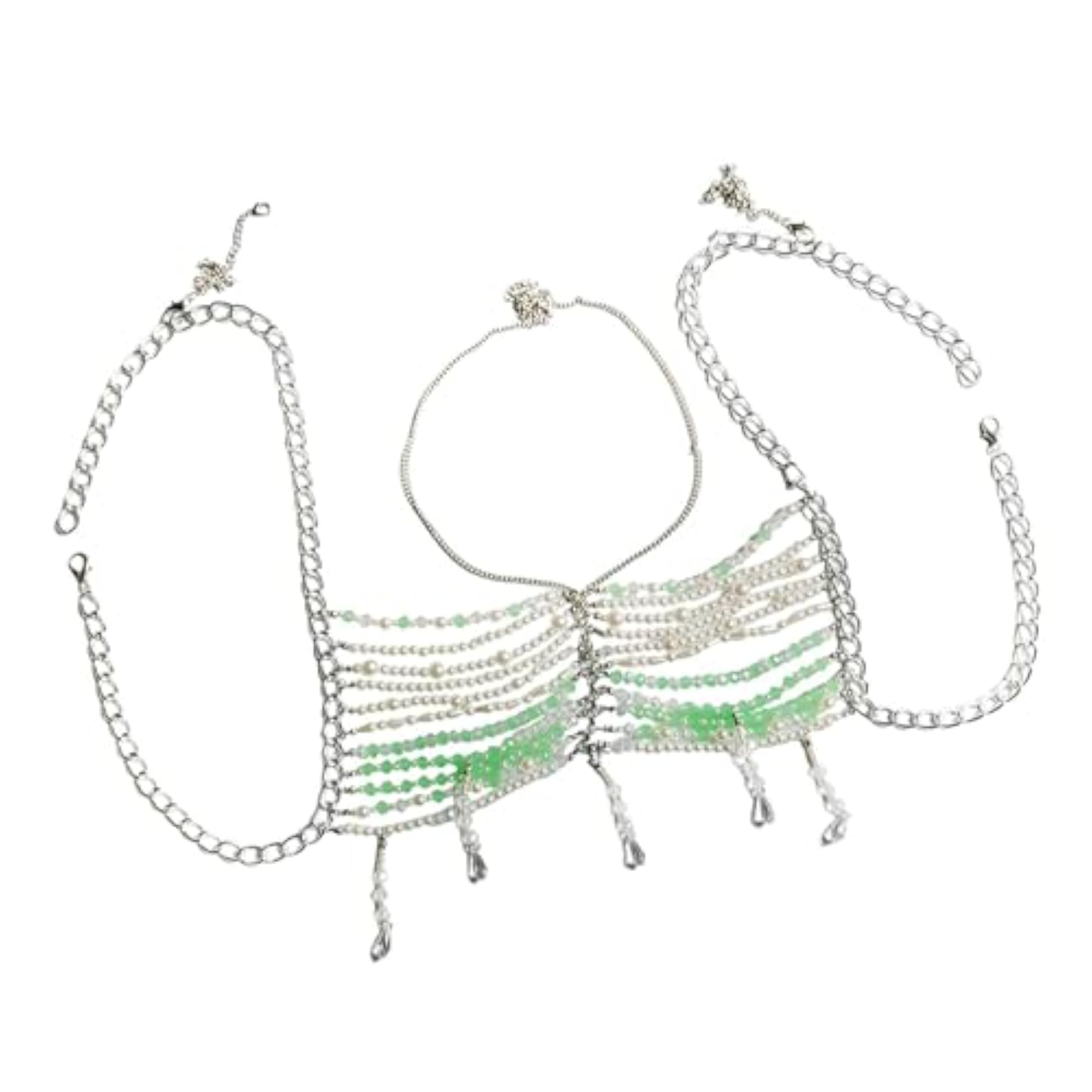 Women Body Chain Bra Chain for Summer Prom Party