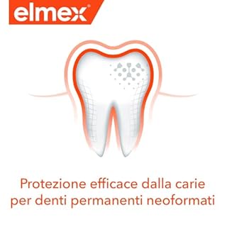 elmex Collutorio Junior 6-12 Anni, 1 Flacone da 400ml I con Fluoruro Amminico I Previene la Sensibilità Dentale e la Carie Radicolare | 0% Alcohol