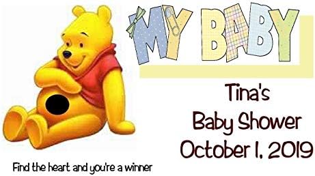 Baby Shower Boy or Girl 40 qty. Winnie the Pooh Scratch Off Game Cards