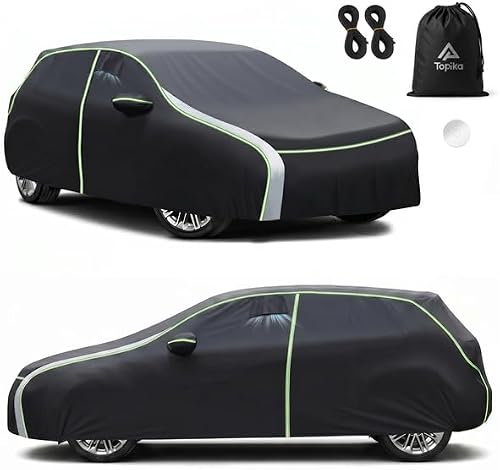 10-Layer Waterproof Car Cover, Car Rain Cover, Sunproof Dust Cover