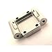 Hot Racing MCT10A08 Aluminum Rear Arm Mount -1deg (Silver) - Losi 1/36 Micro-T