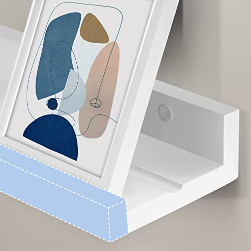 EUGAD Set di 3 Mensole da Muro, Mensole Bianche in...