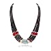 Large $380 Tag Silver Authentic 3 Strand Navajo Native American Graduated Turquoise Coral Necklace