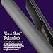 HOT TOOLS Pro Artist Black Gold Ionic 1 Inch Flat Iron - Use as Straightener for Sleek Straight Hair or Use Rounded Edges for Shiny Curls and Waves, Stylist-Preferred Styles