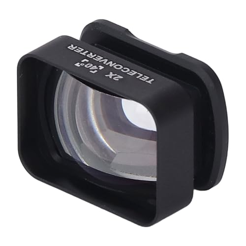 Fockety Teleobiettivo con ingrandimento 2X, attacco magnetico, filtro per obiettivo