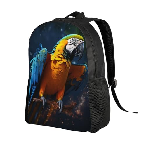 Macaw Travel Backpack for Women Men Large Laptop Bag 16.1Inch College Bag Casual Daypack2