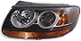 Evan Fischer Headlight Assembly Compatible with 2007-2009 Hyundai Santa Fe Halogen Driver Side