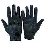 Weiches Ziegen Anilinleder: Leatherick autohandschuhe herren sind aus weichem schwarzem Ziegen Anilinleder mit einer Dicke von 0,8 mm hergestellt. Das ist berühmt für seine natürliche Weichheit, Elastizität und Haltbarkeit.