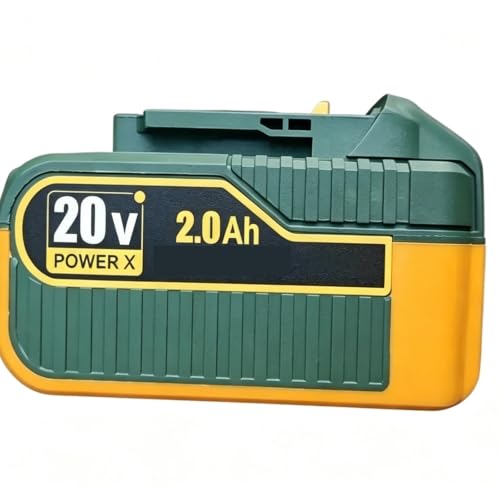 BQAQCIHQ 20V 2000mAh Compatible for TECCPO MLK5X-1104 HS40 2104N Electric Saw Bolt Driver Grinding Machine Electric...