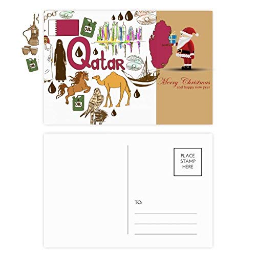 Cartes postales Qatar Love Heart pour partager vos messages d'amour