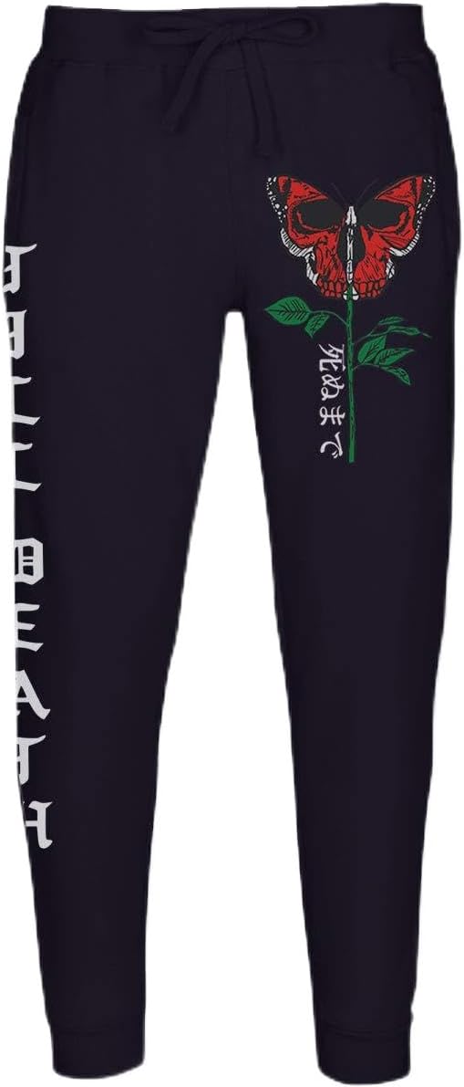 Till Death Flower Skull PRIMITIVES Butterfly Good Vibe VOLCON Jogger for Men Sweatpant