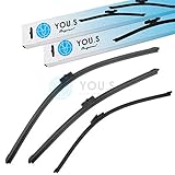 YOU.S SCHEIBENWISCHER SET VORNE + HINTEN SKODA OCTAVIA Combi (1Z5)