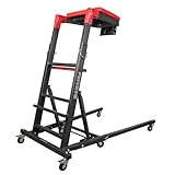 Jack Boss Topside Creeper for Truck, 48-70 Inch Adjustable Automotive Engine Creeper with 6-Wheel Design，441 lbs Capacity for Home Garage, Workshop Repair Maintenance