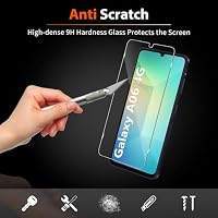 LiiLaa Schutzfolie für Samsung Galaxy A06 4G/5G für Panzerglas, 2 Stück Gehärtete Glas Schutz Folie, 9H displayschutz Ultra-klar Schutzglas – Ansicht 2