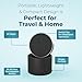 Adaptive Sound Technologies LectroFan Micro 2 - Portable Bluetooth Speaker & White Noise Machine - Compact Sound Machine for Travel - 11 Non-Looping Sounds for Sleep Support - Black